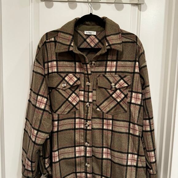 New without tags - In Loom flannel shacket/shirt - Size Large - Picture 1 of 7